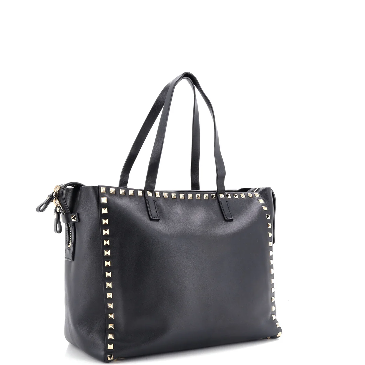 Rockstud Untitled Tote Leather Medium - Deep Luxury