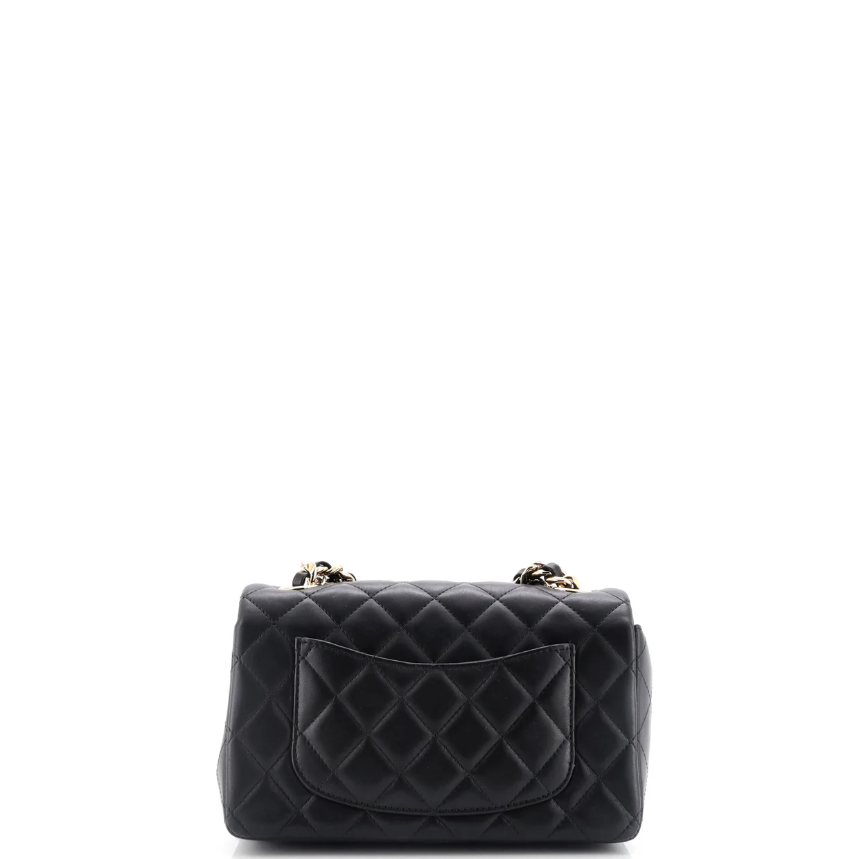 Coco Charms Classic Single Flap Bag Quilted Lambskin Mini - Deep Luxury