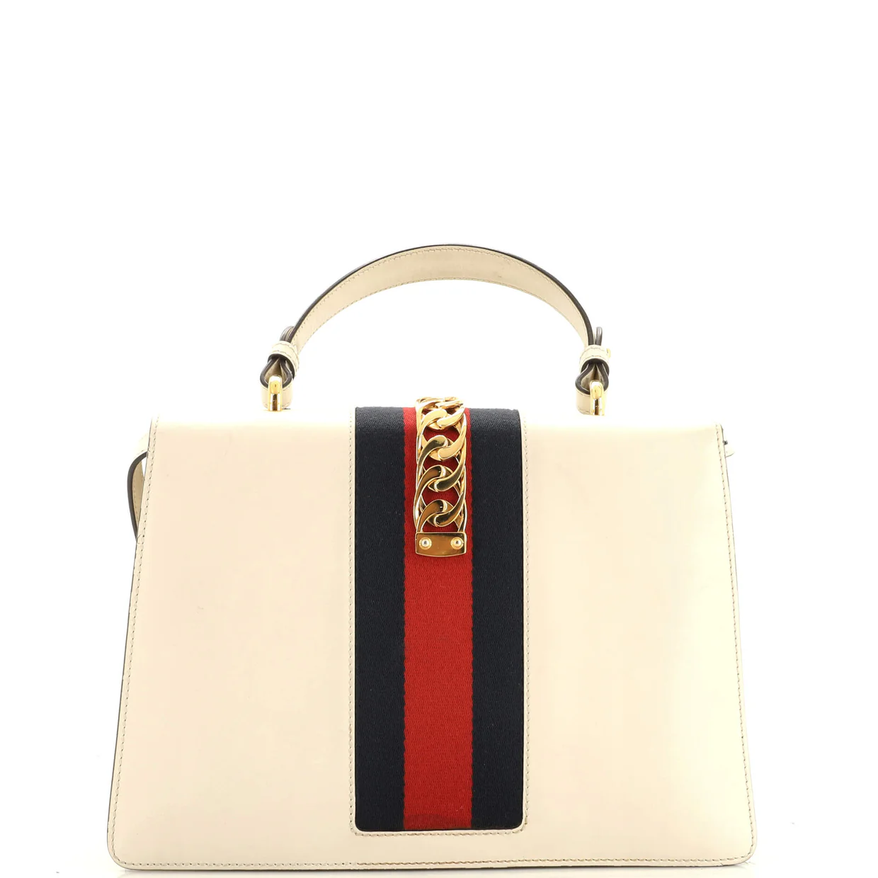 Sylvie Top Handle Bag Embroidered Leather Medium - Deep Luxury