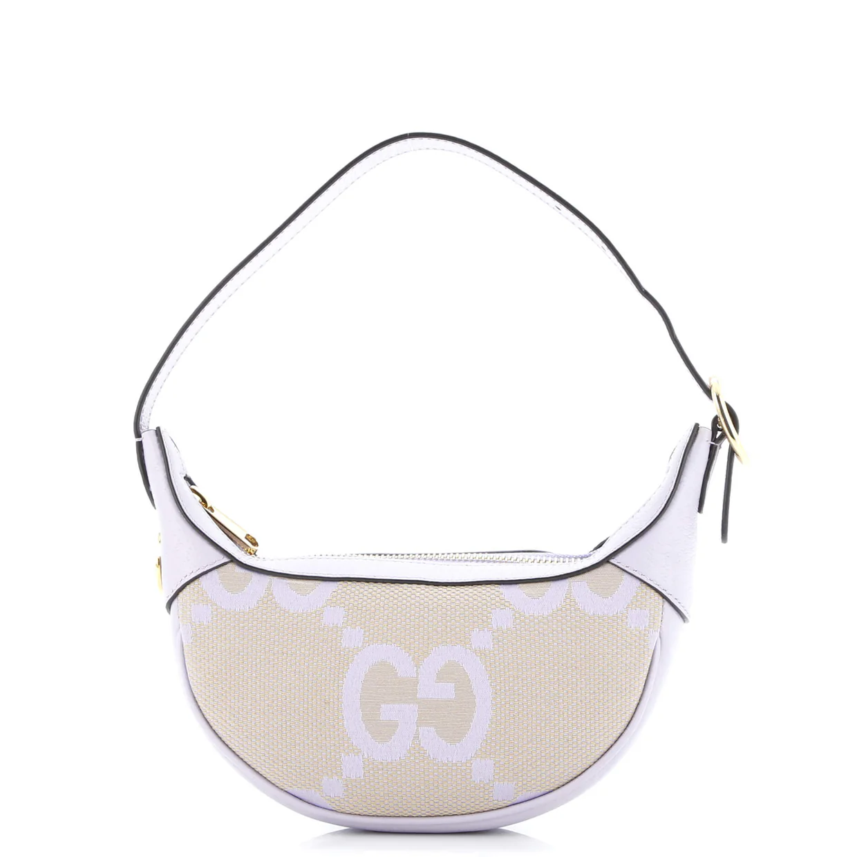 Ophidia Half Moon Bag Jumbo GG Canvas Mini - Deep Luxury