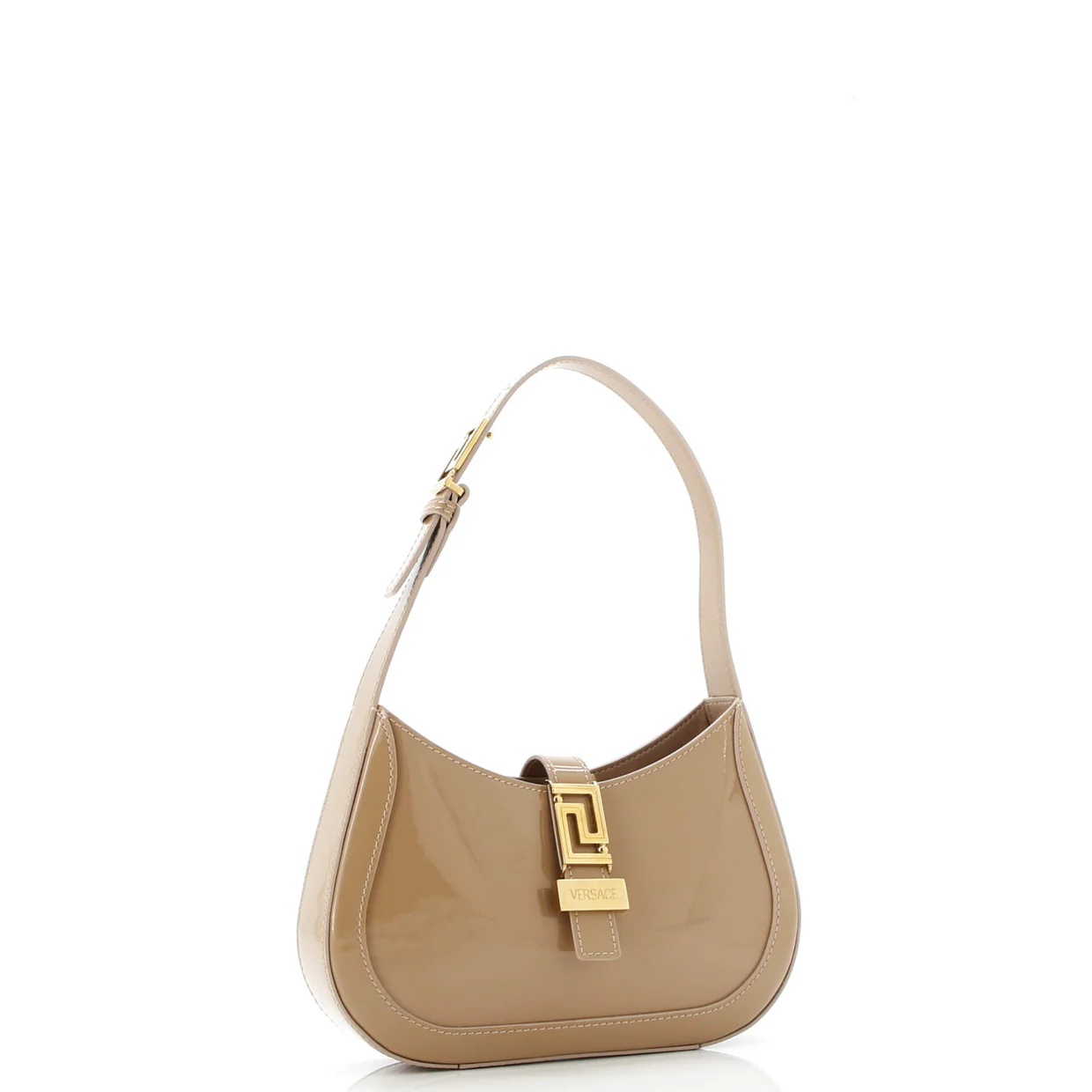 Greca Goddess Hobo Bag Leather Small - Deep Luxury