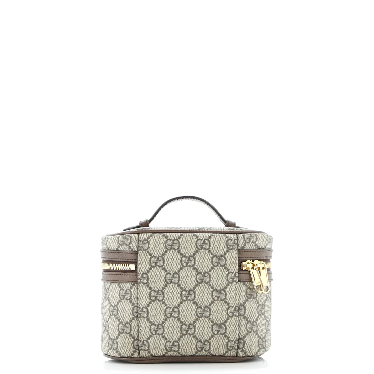 Ophidia Top Handle Cosmetic Case GG Coated Canvas Mini - Deep Luxury