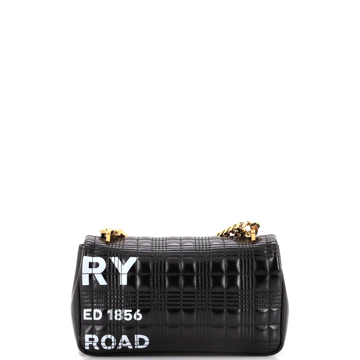 Lola Shoulder Bag Quilted Printed Coated Canvas Small - Deep Luxury