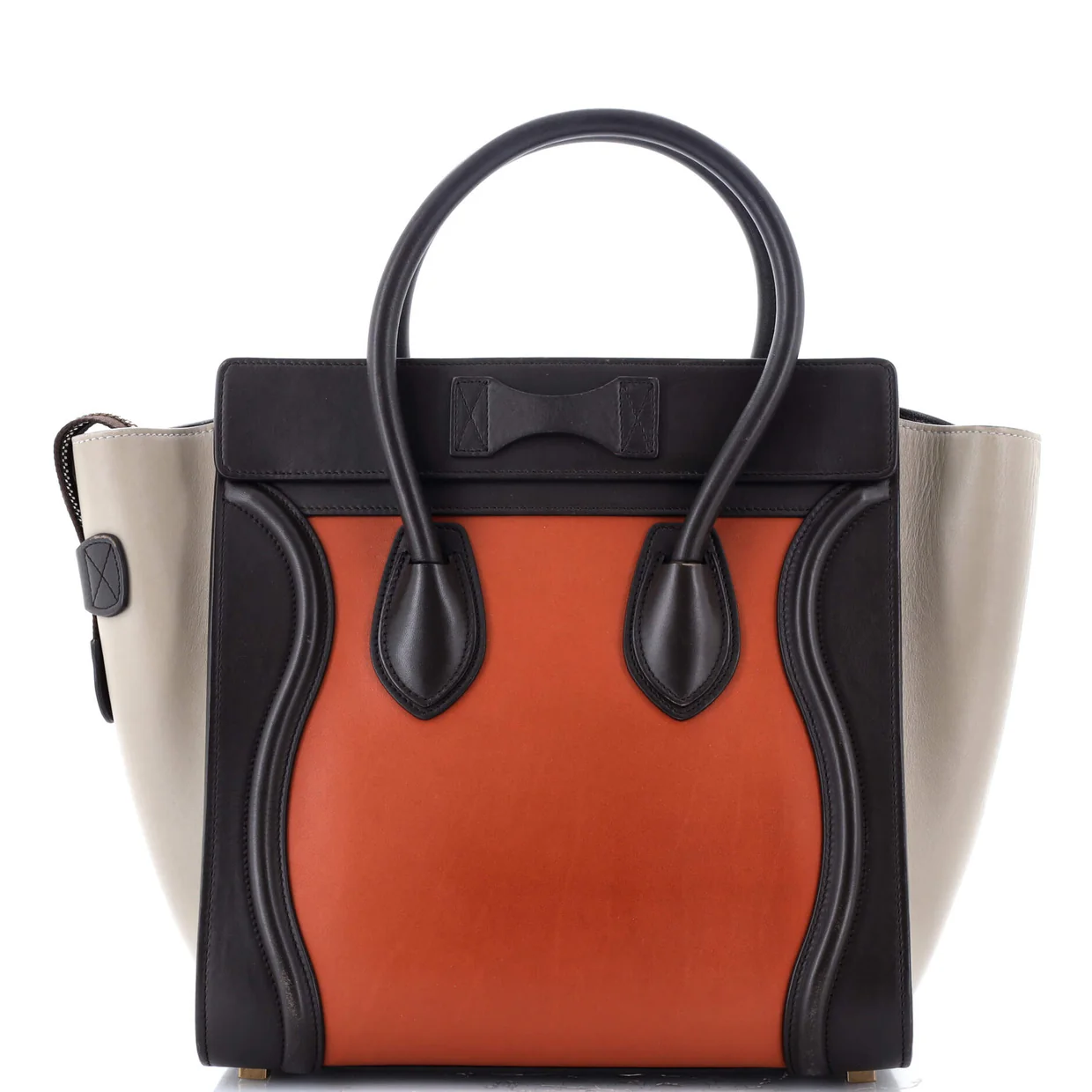 Luggage Bag Smooth Leather Micro - Deep Luxury