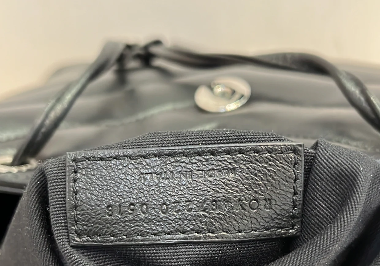 LouLou Backpack Matelasse Chevron Leather Small - Deep Luxury