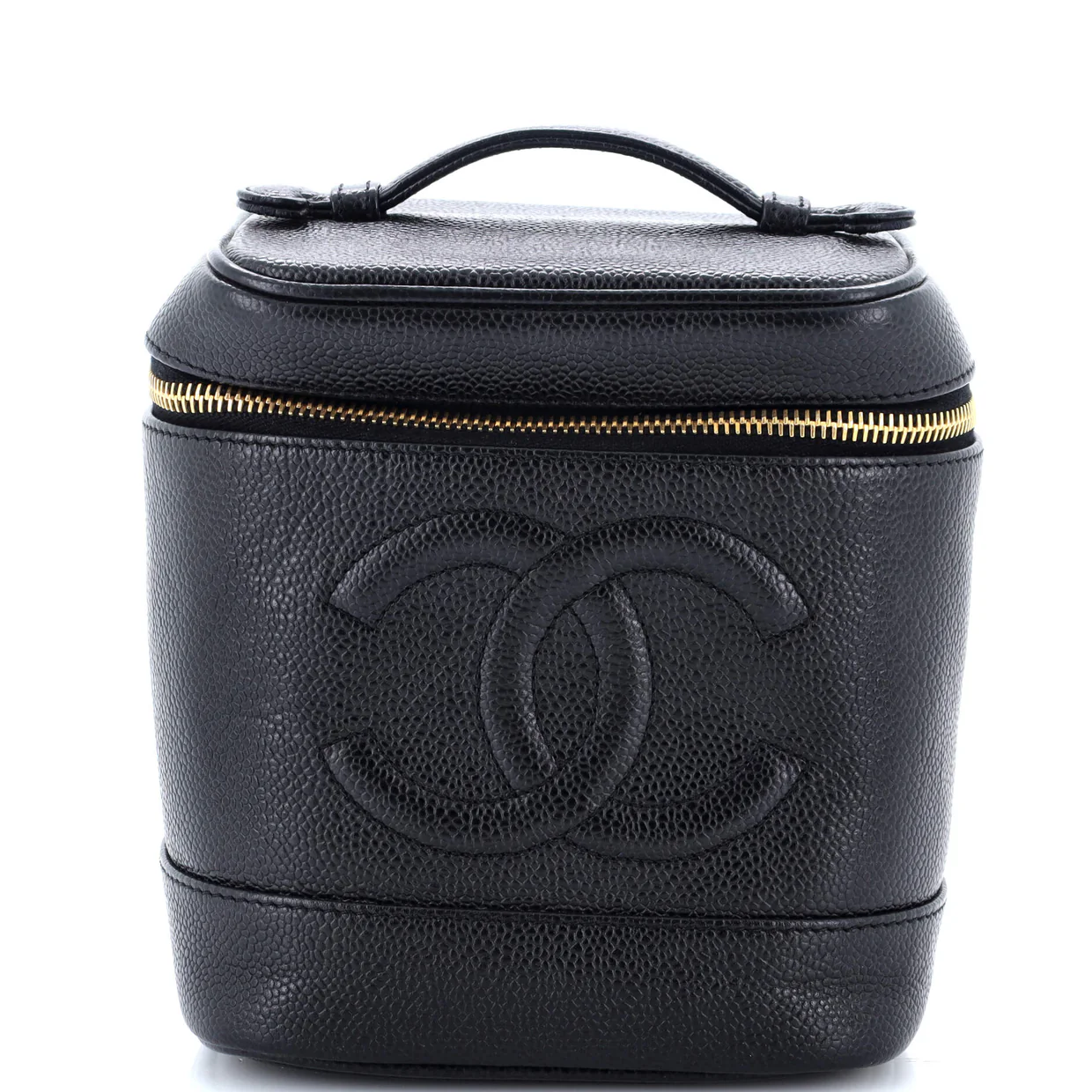 Vintage Timeless Cosmetic Case Caviar Tall - Deep Luxury