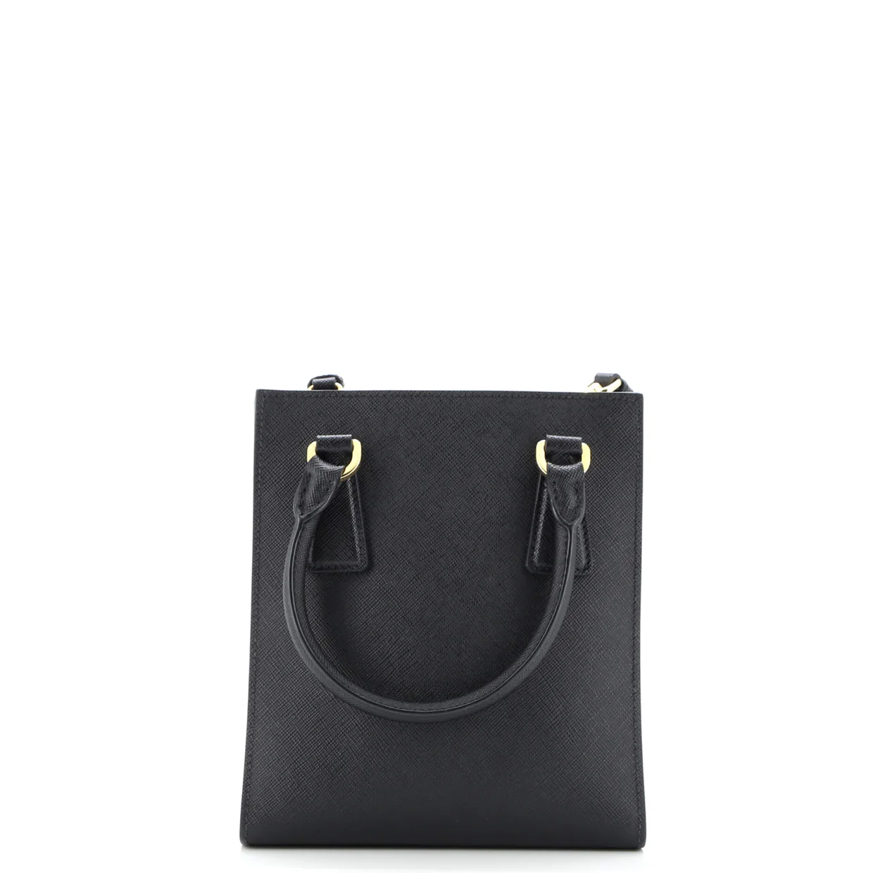 Convertible Open Tote Saffiano Leather Mini - Deep Luxury