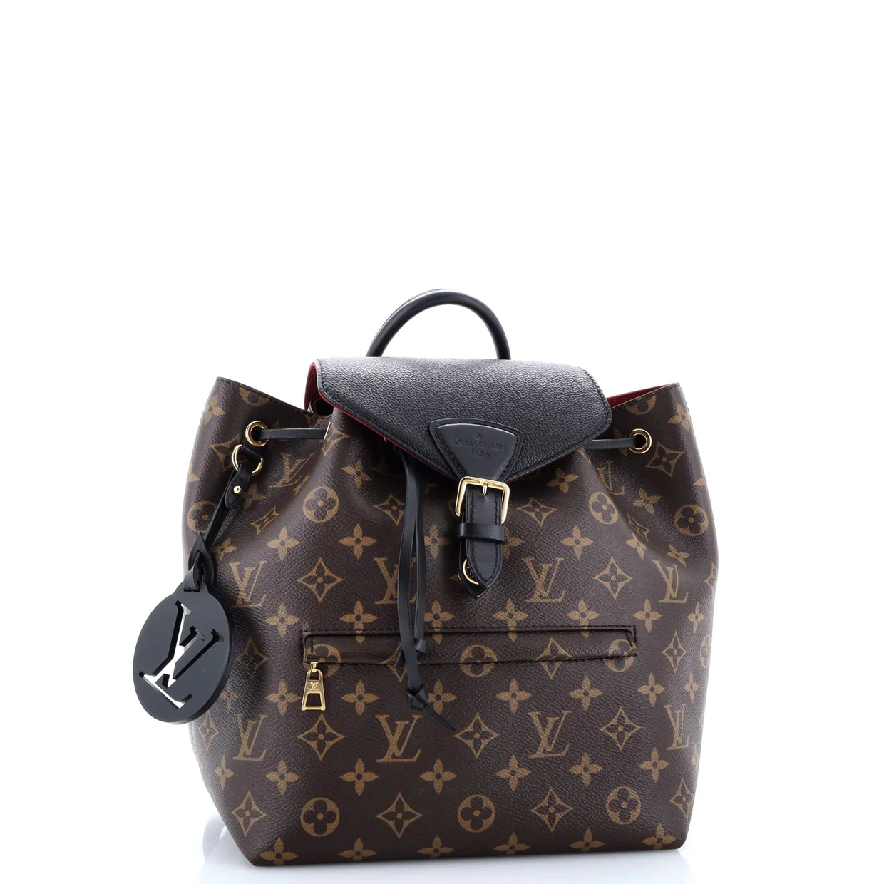 Montsouris NM Backpack Monogram Canvas with Leather PM - Deep Luxury