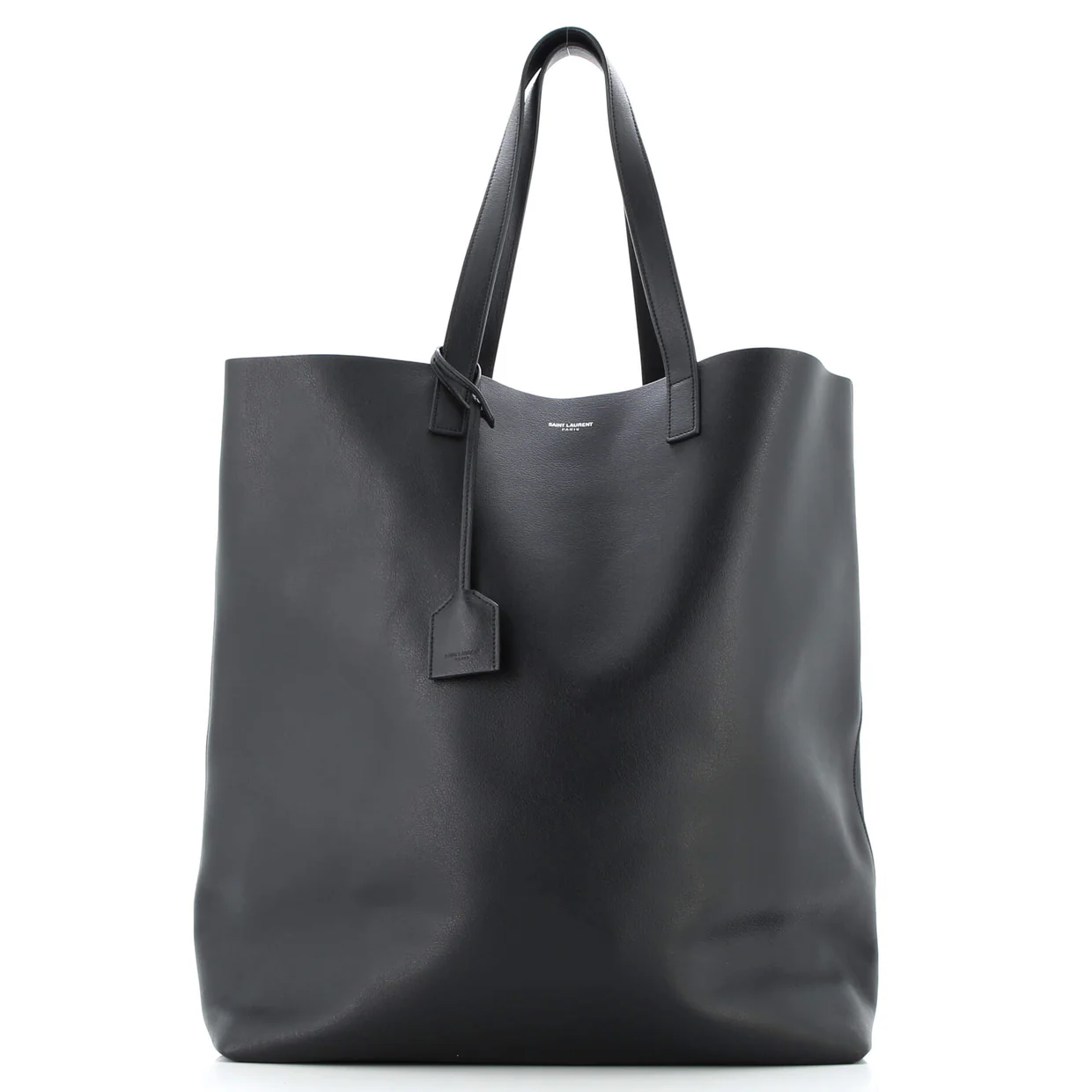 Shopper Tote Leather Tall - Deep Luxury