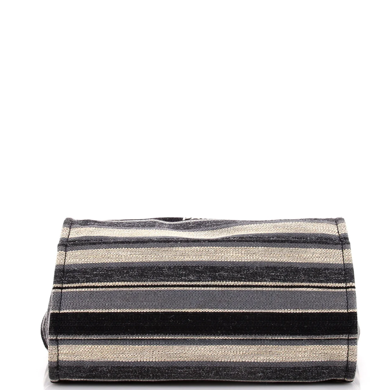 Deauville Tote Stripe Canvas Medium - Deep Luxury