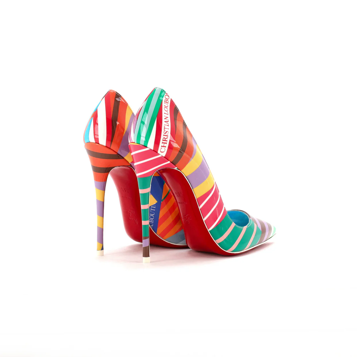 Women's So Kate Pumps Printed Patent 120 - Deep Luxury