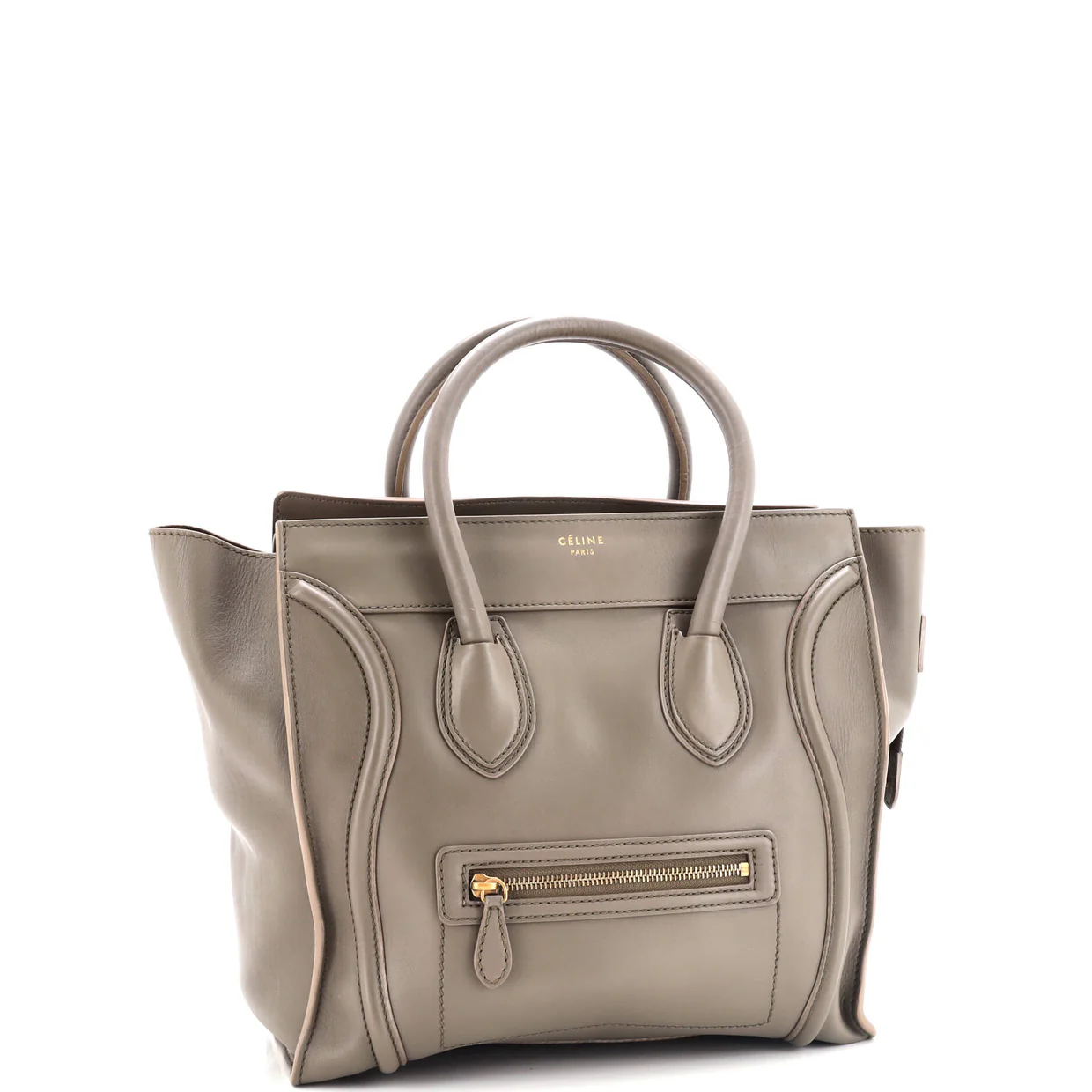 Luggage Bag Smooth Leather Mini - Deep Luxury