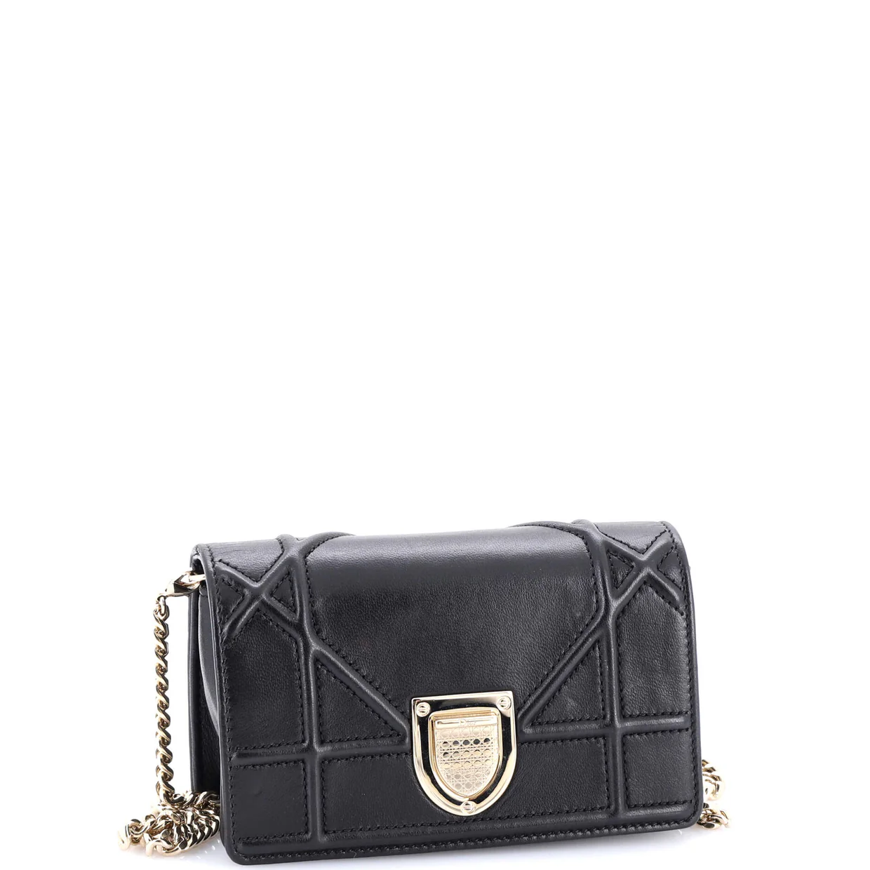 Diorama Flap Bag Leather Baby - Deep Luxury