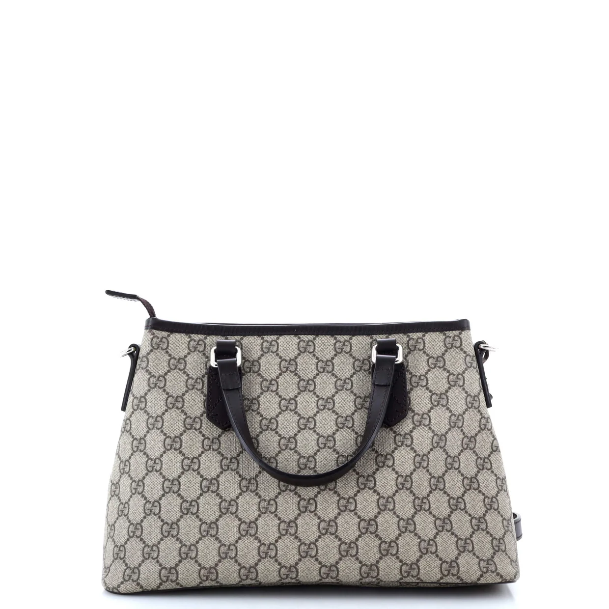 Convertible Zip Tote GG Coated Canvas Small - Deep Luxury