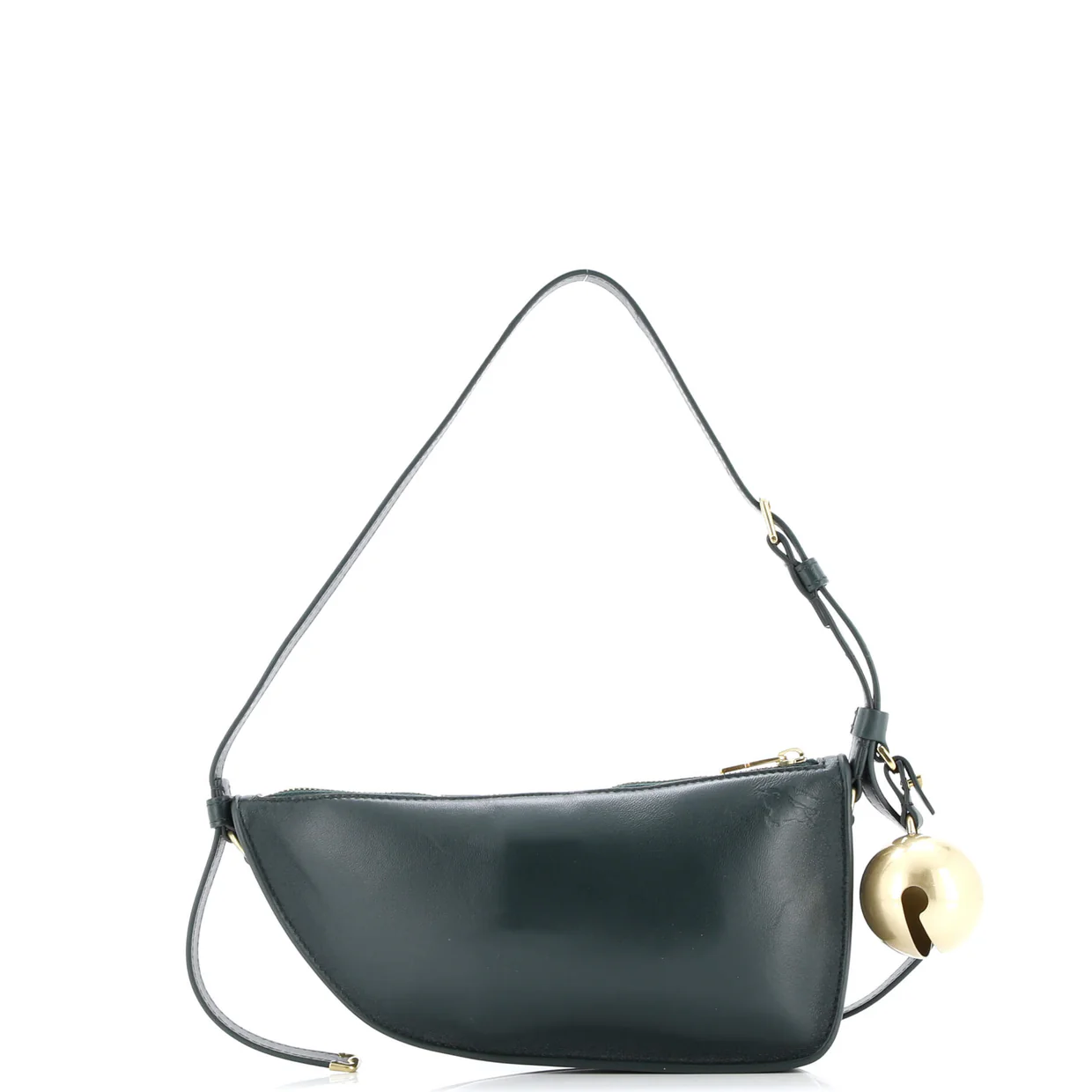 Shield Sling Shoulder Bag Leather Mini - Deep Luxury