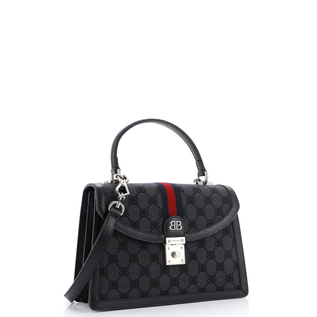 x Gucci The Hacker Project Top Handle Bag BB Coated Canvas Small - Deep Luxury