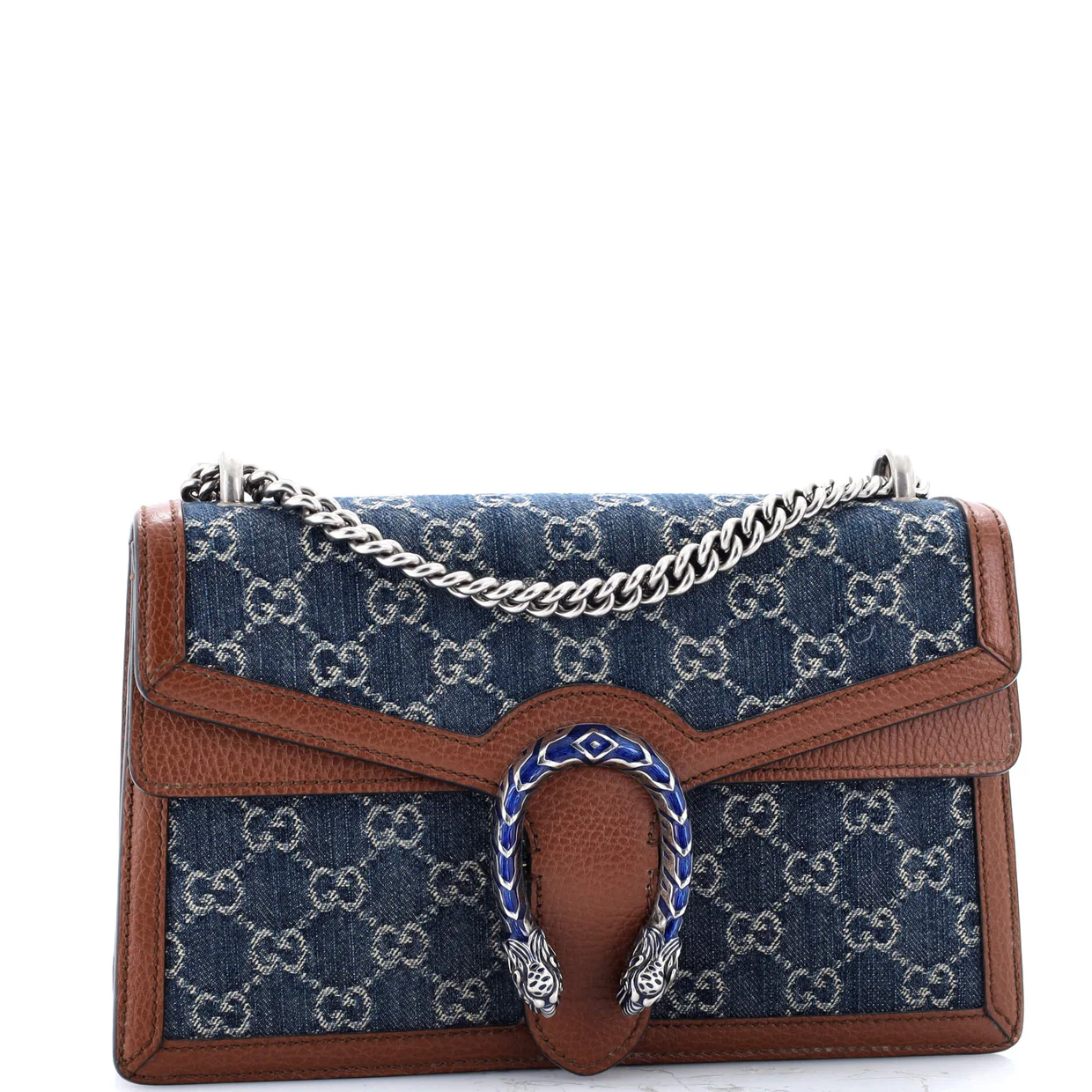 Dionysus Bag GG Denim Small - Deep Luxury
