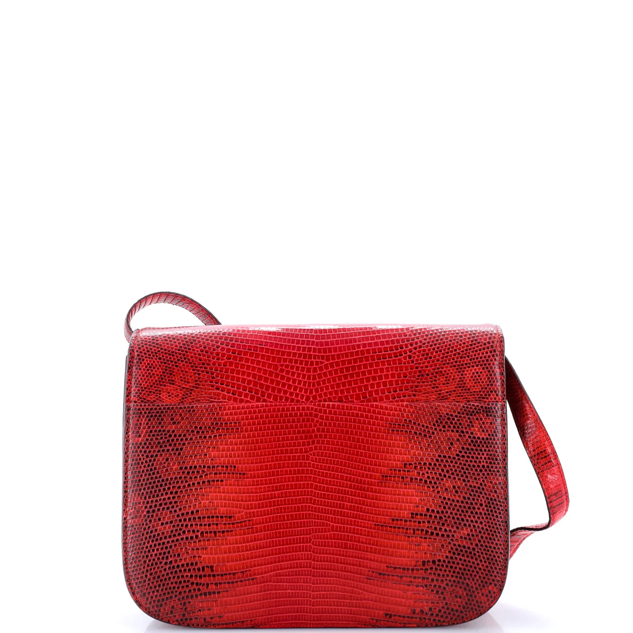 Classic Box Bag Lizard Medium - Deep Luxury