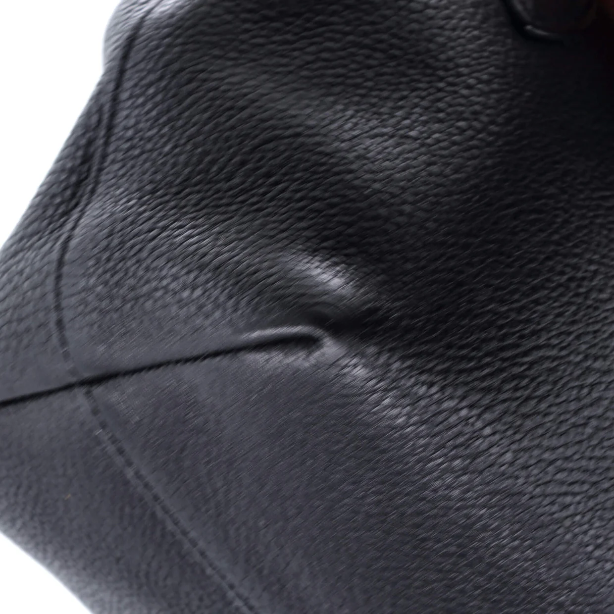 Dual Strap Zip Tote Vitello Daino Small - Deep Luxury