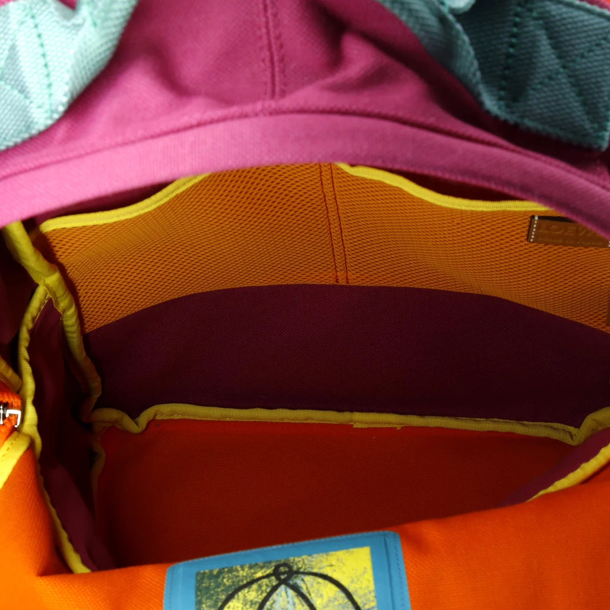 Eye/Loewe/Nature Tech Backpack Canvas with Leather - Deep Luxury