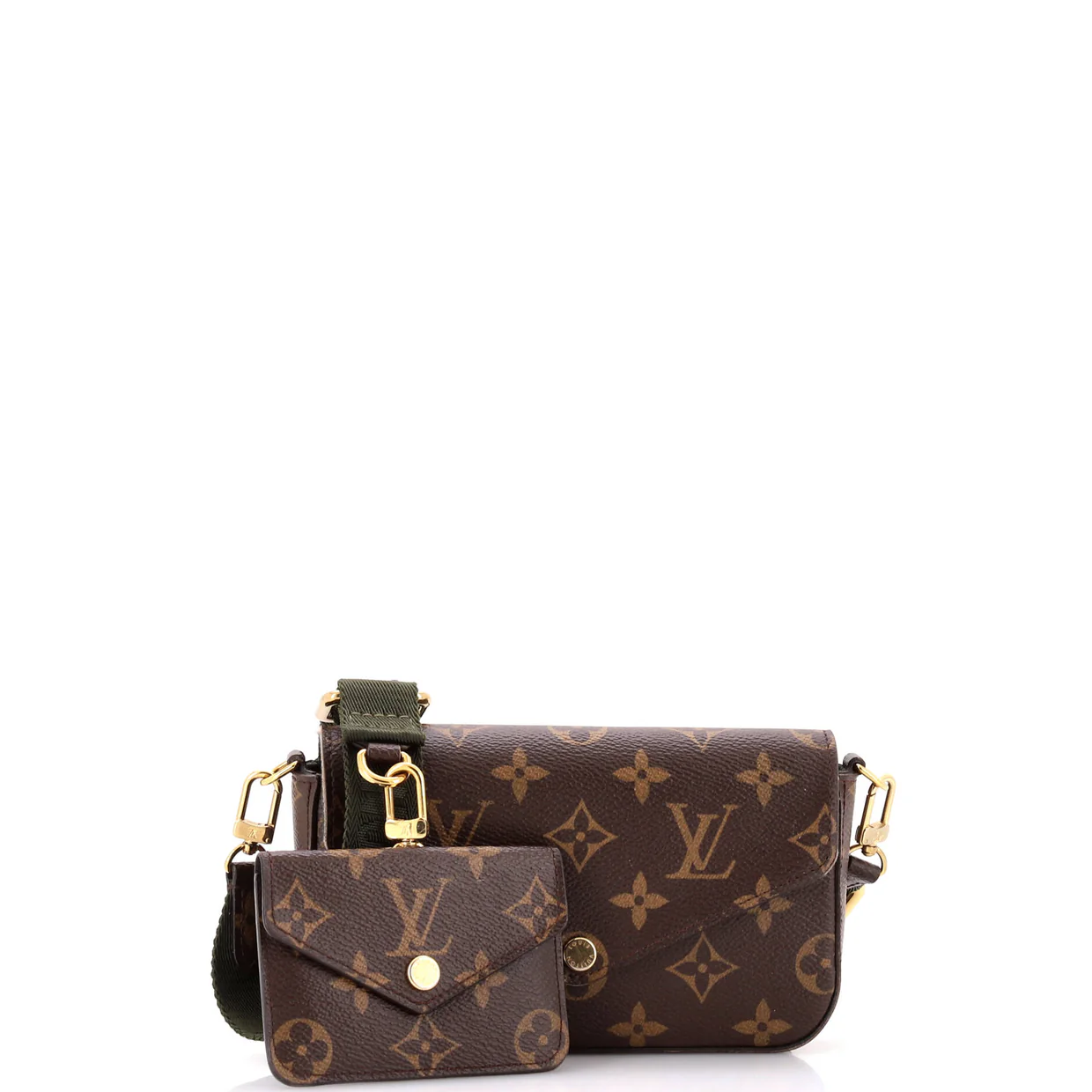 Felicie Strap u0026 Go Handbag Monogram Canvas - Deep Luxury