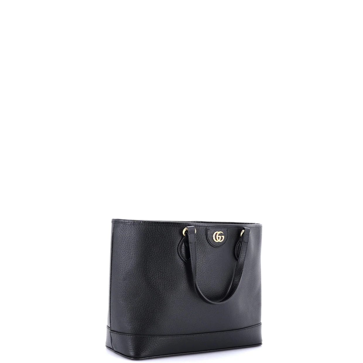 Ophidia Top Handle Shopping Tote Leather Small - Deep Luxury