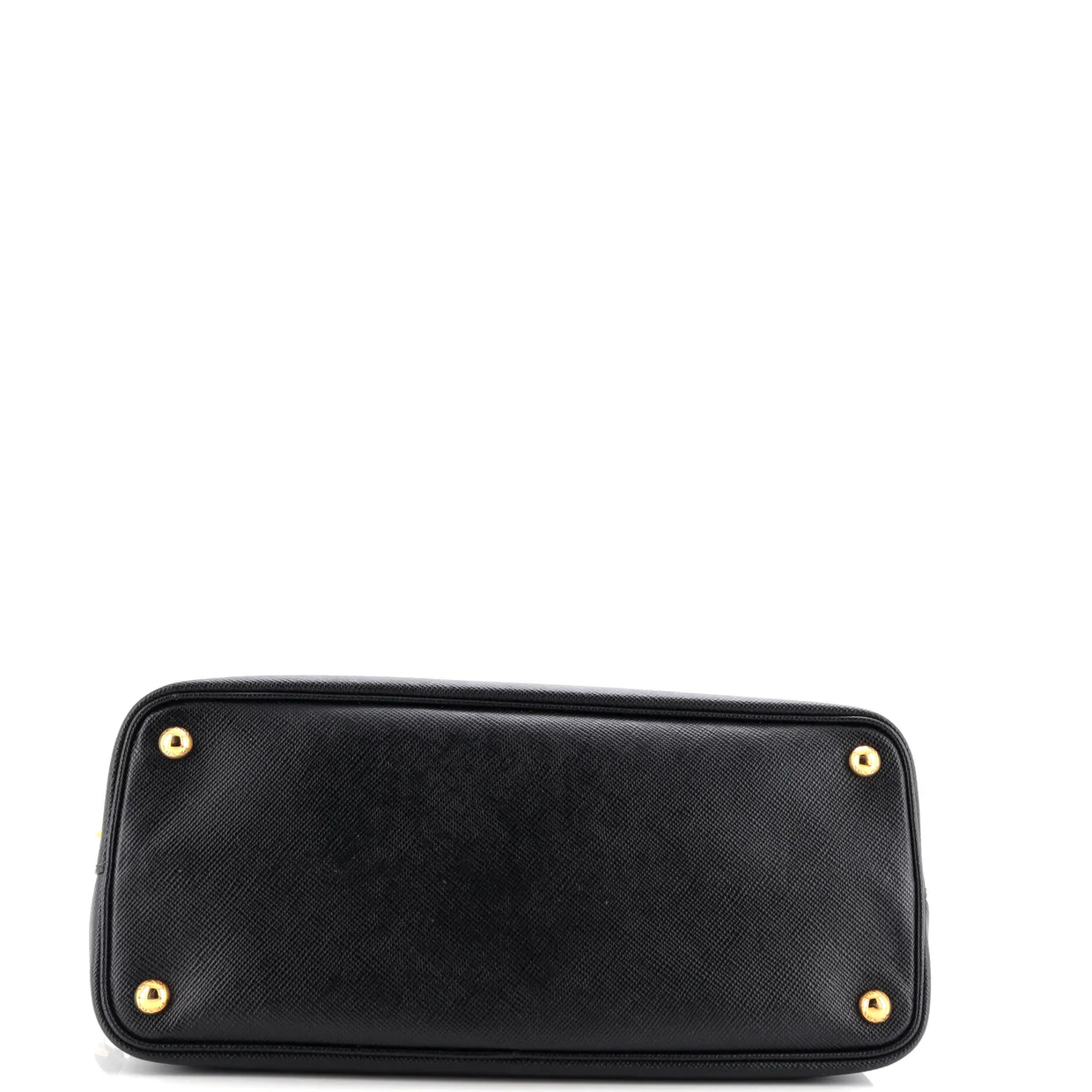 Cuir Double Tote Saffiano Leather Small - Deep Luxury