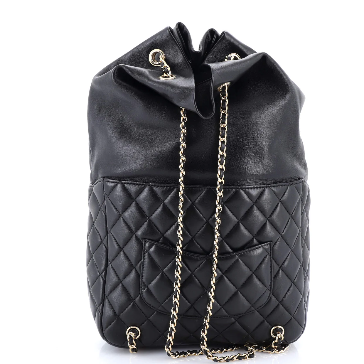 Backpack In Seoul Lambskin Large - Deep Luxury
