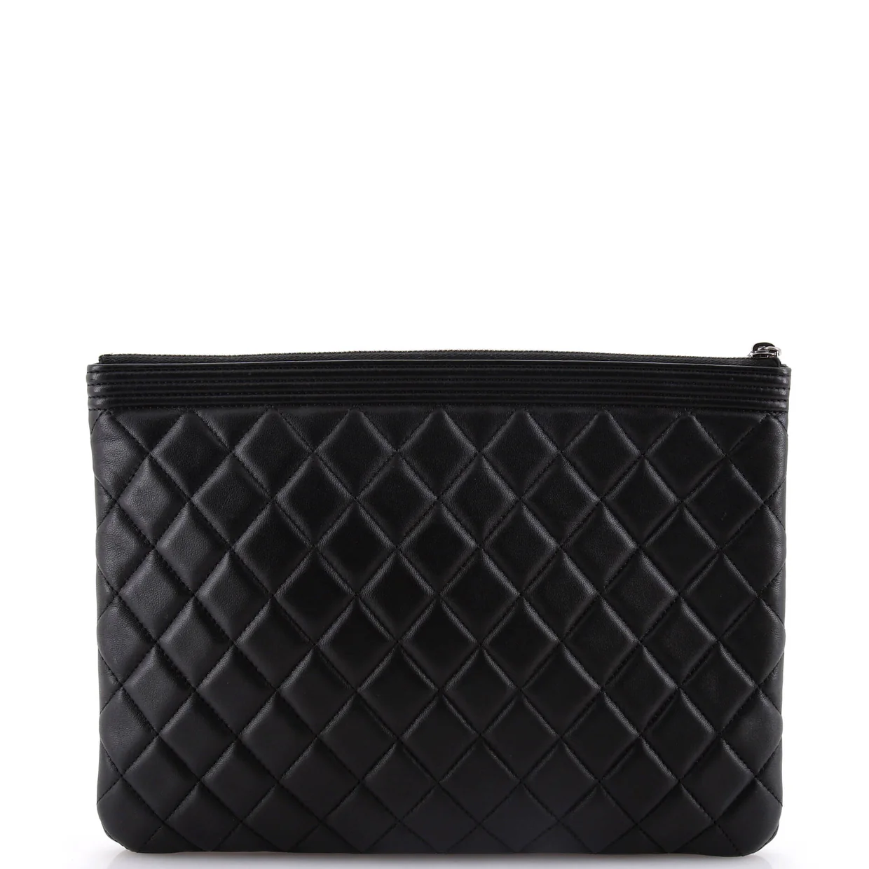 Boy O Case Clutch Quilted Lambskin Medium - Deep Luxury