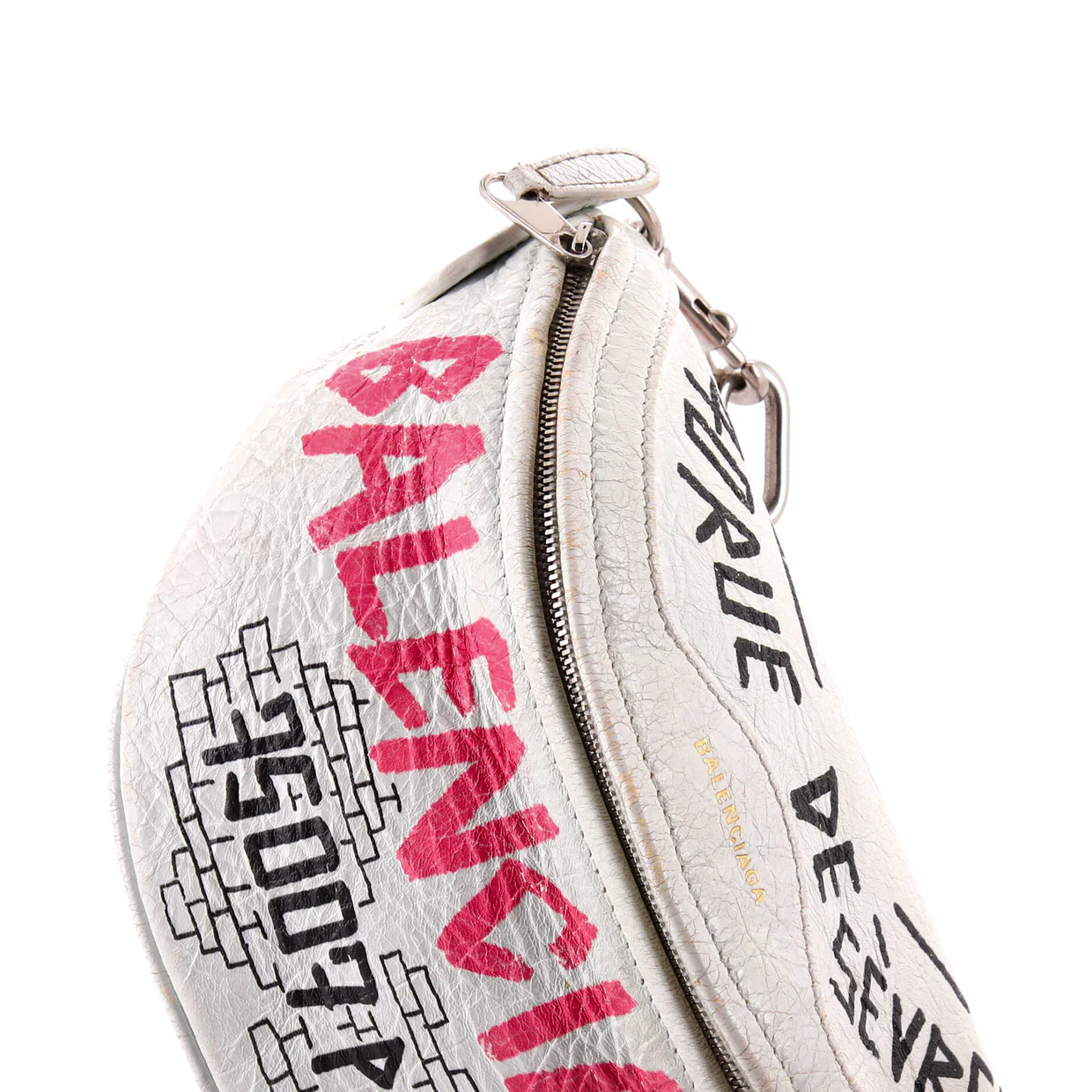Graffiti Souvenir Belt Bag Leather XXS - Deep Luxury