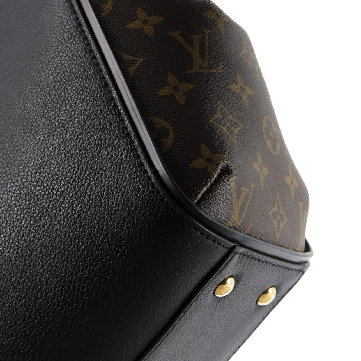 Kimono Handbag Monogram Canvas and Leather MM - Deep Luxury