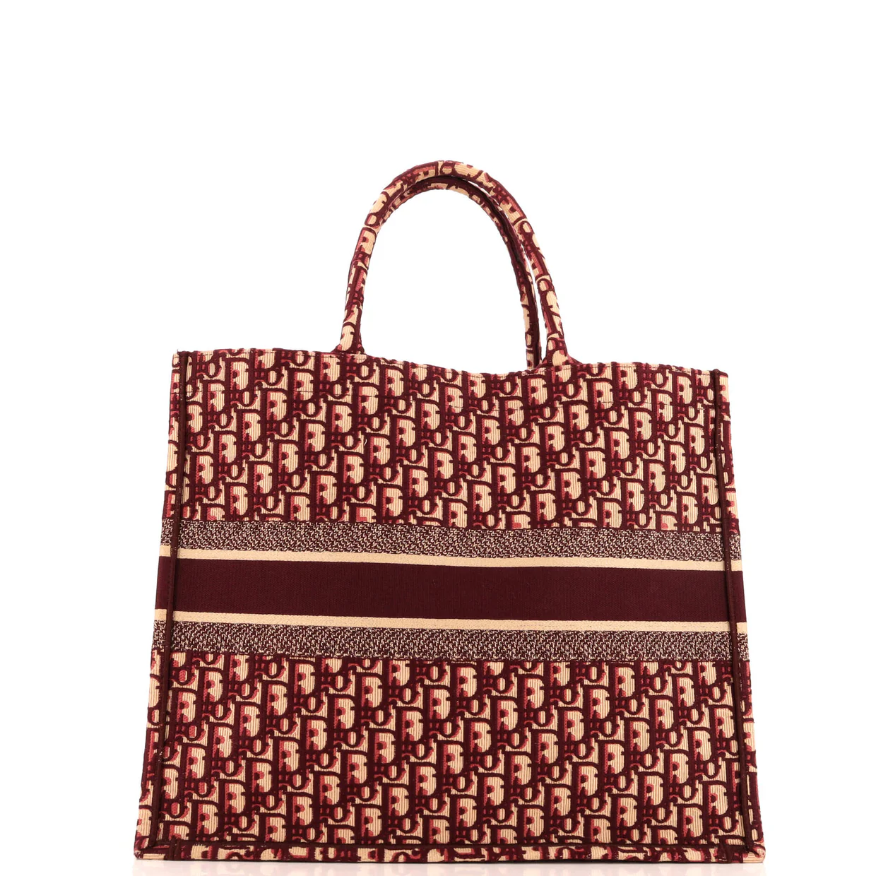 Book Tote Oblique Canvas Large - Deep Luxury