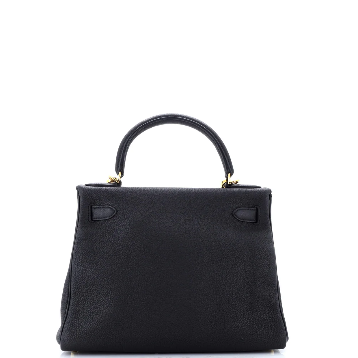 Kelly Handbag Noir Togo with Gold Hardware 28 - Deep Luxury