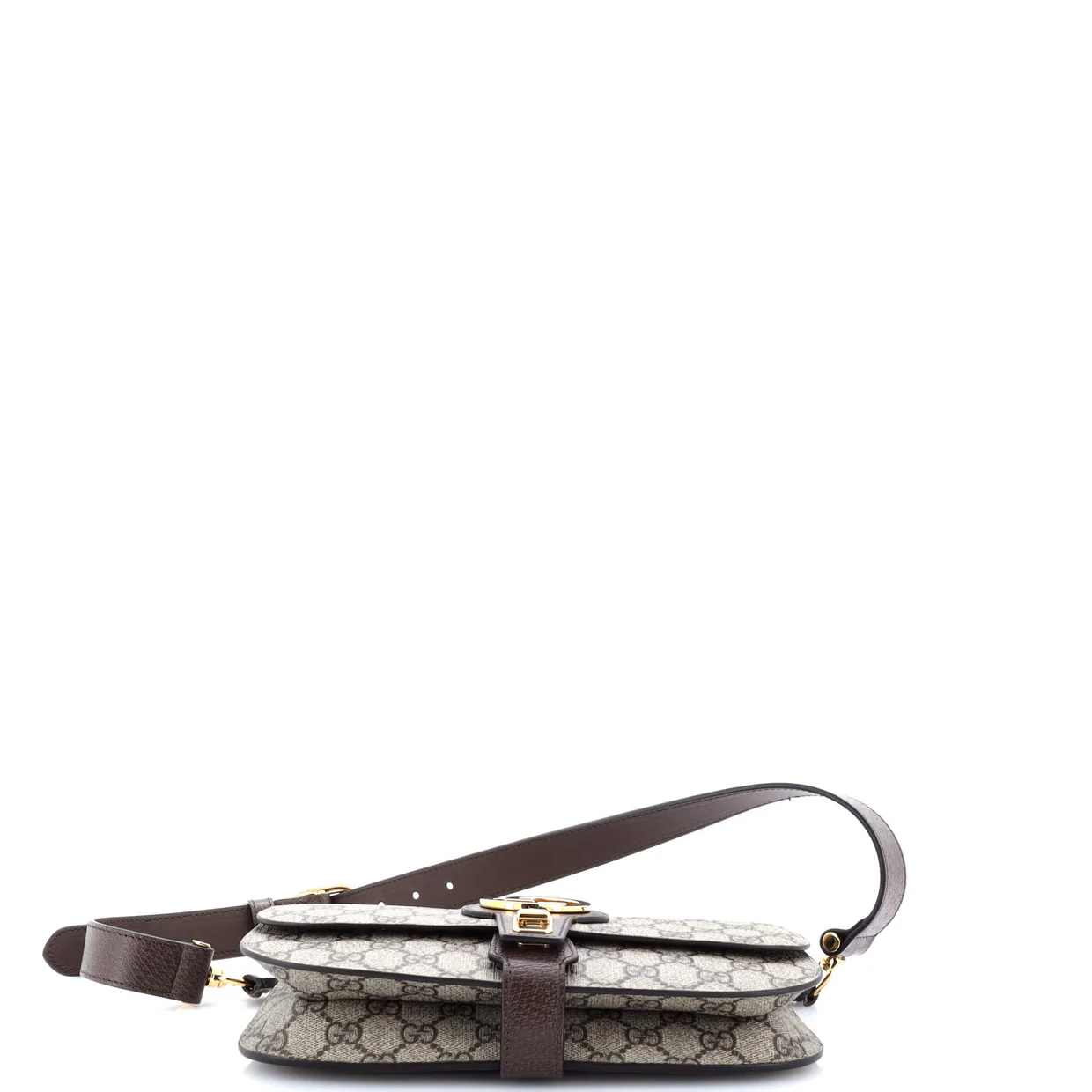 Blondie Flap Pocket Belt bag GG Coated Canvas - Deep Luxury