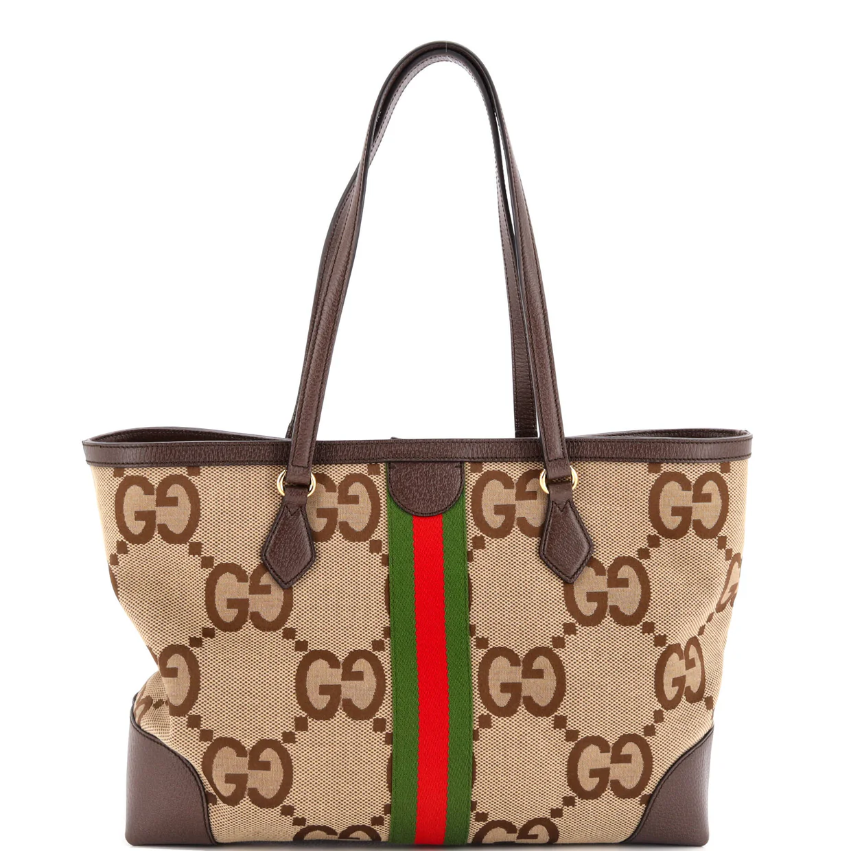 Ophidia Shopping Tote Jumbo GG Canvas Medium - Deep Luxury