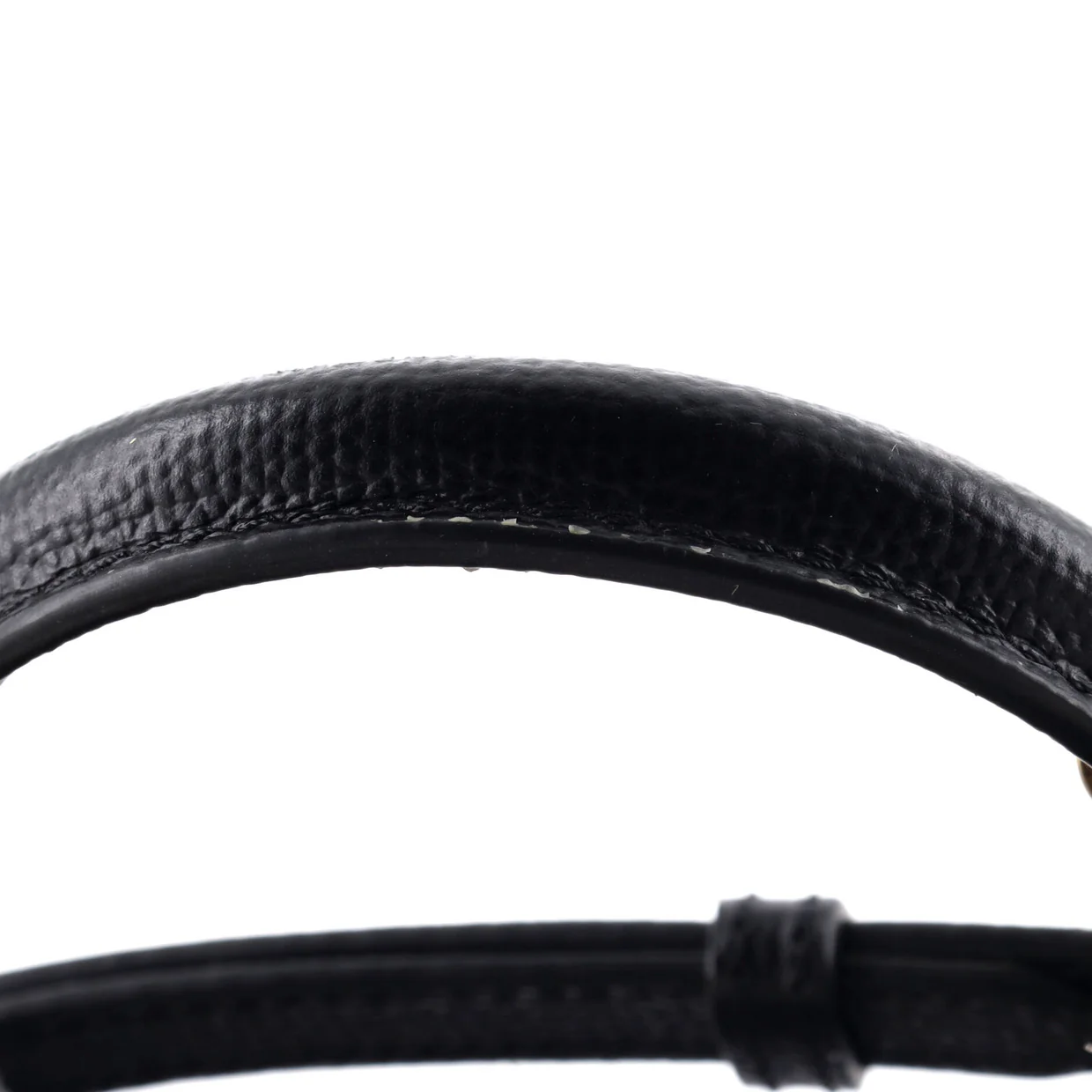 Banner Tote Leather and House Check Canvas Small - Deep Luxury