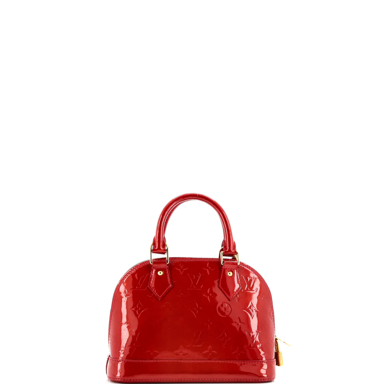 Alma Handbag Monogram Vernis BB - Deep Luxury