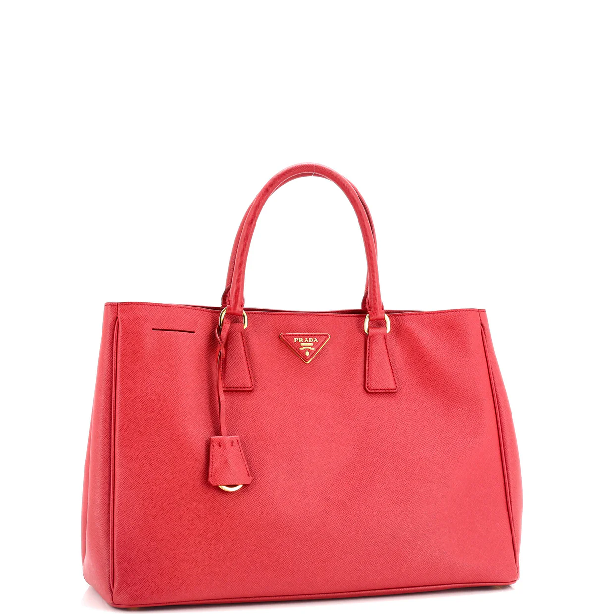 Lux Open Tote Saffiano Leather Large - Deep Luxury