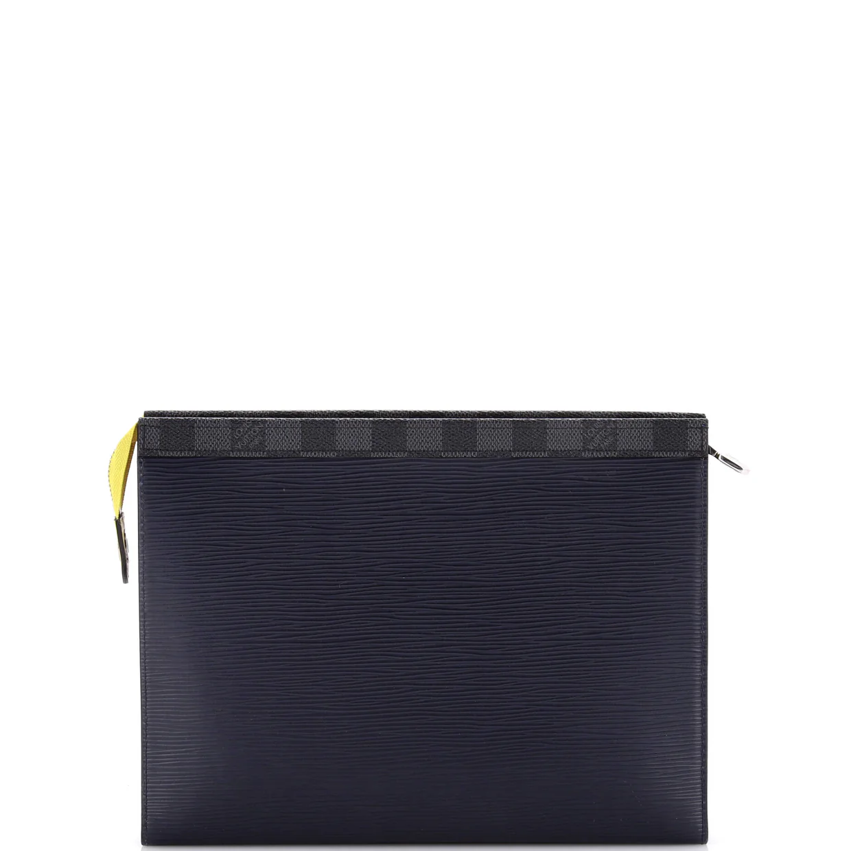 Pochette Voyage Epi Leather with Damier Graphite MM - Deep Luxury