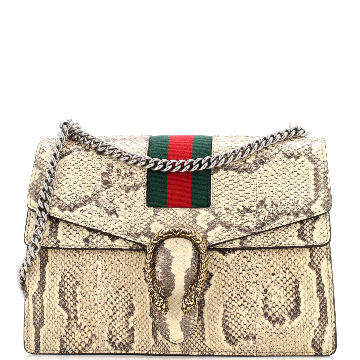 Web Dionysus Bag Python Medium - Deep Luxury