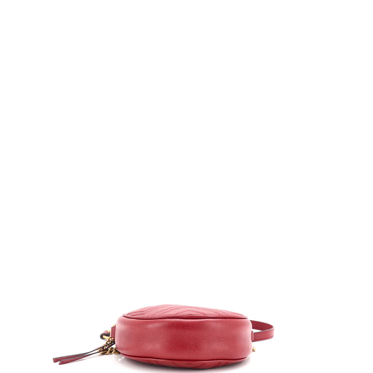 GG Marmont Round Shoulder Bag Matelasse Leather Mini - Deep Luxury