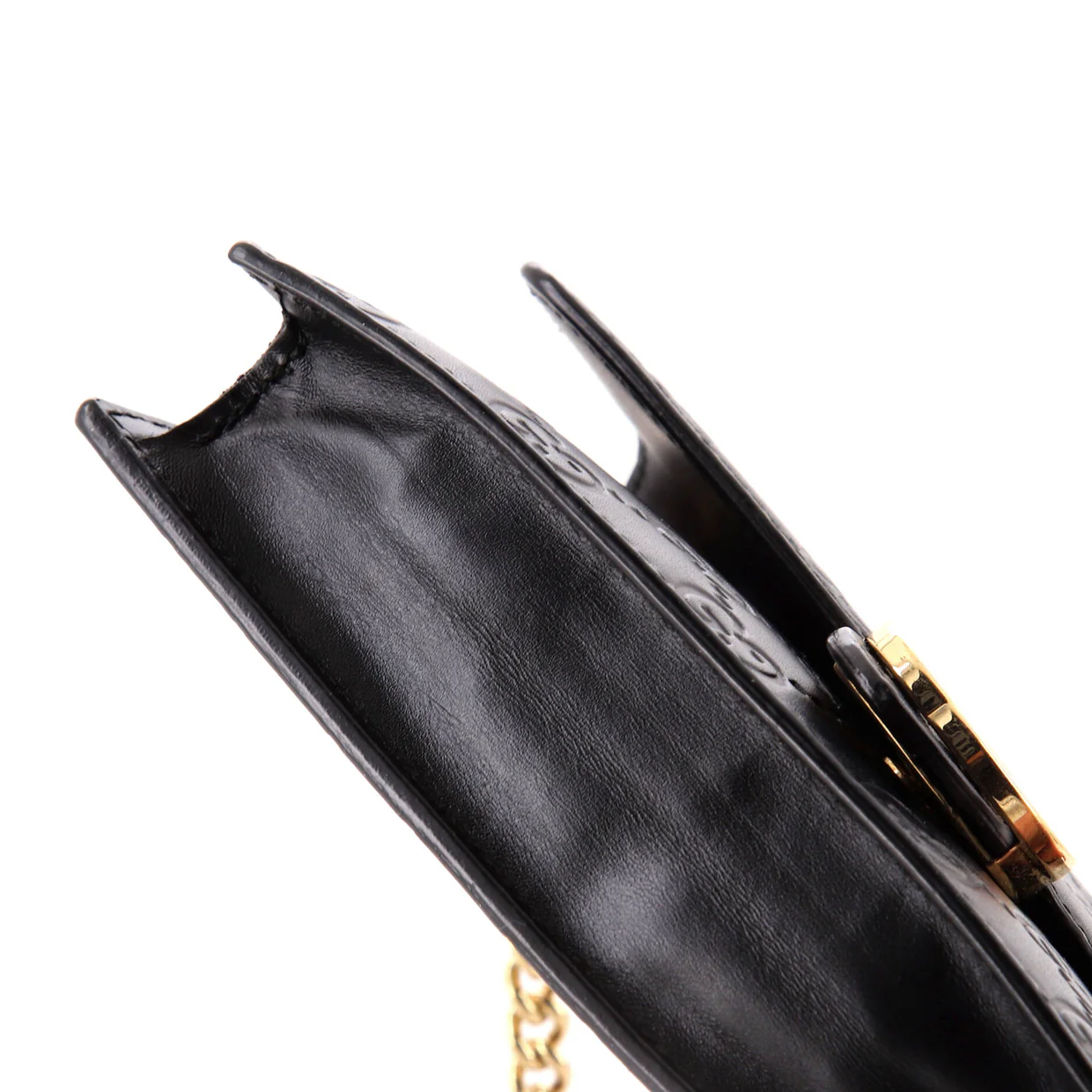 Icon Wallet on Chain Guccissima Leather - Deep Luxury