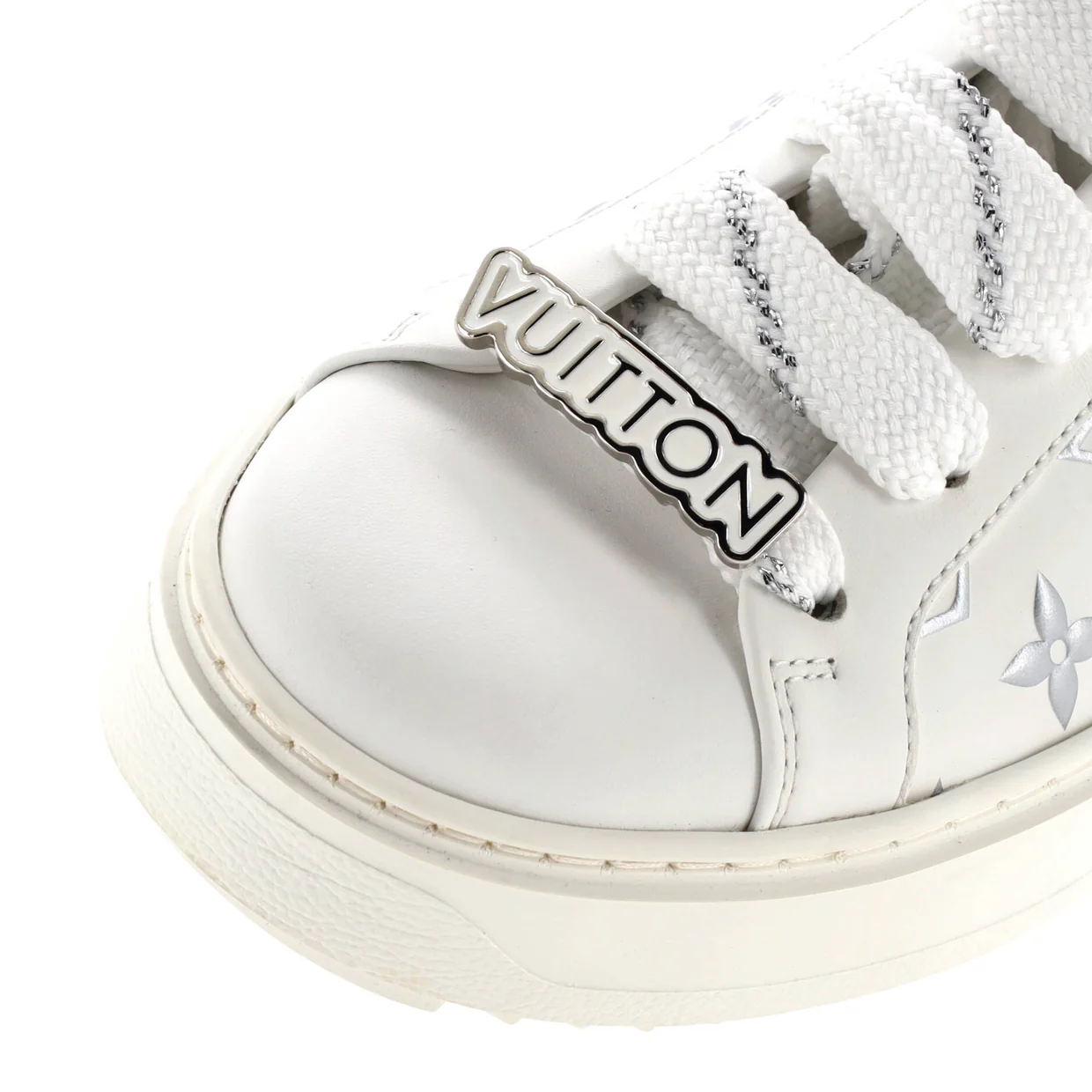 Women's Time Out Sneakers Monogram Print Leather - Deep Luxury