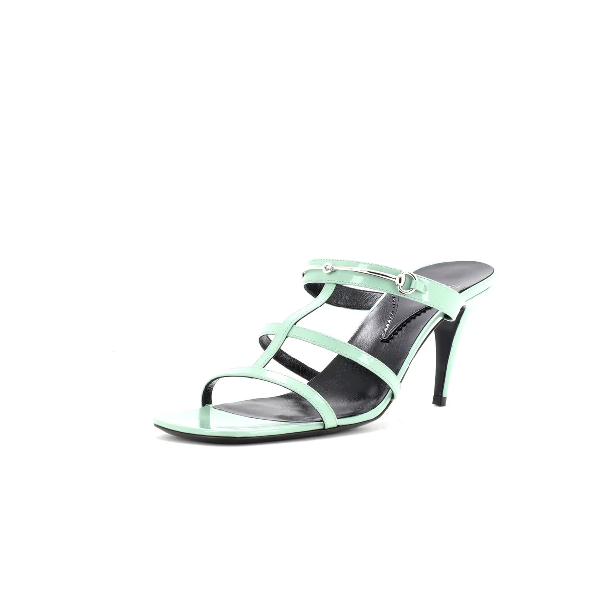 Women's Horsebit Cage Heeled Sandals Leather - Deep Luxury