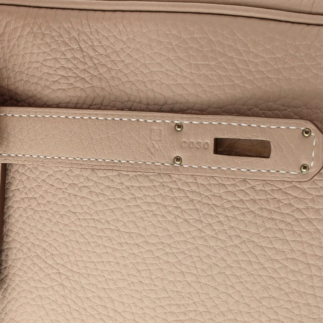 Birkin Handbag Light Clemence with Gold Hardware 35 - Deep Luxury