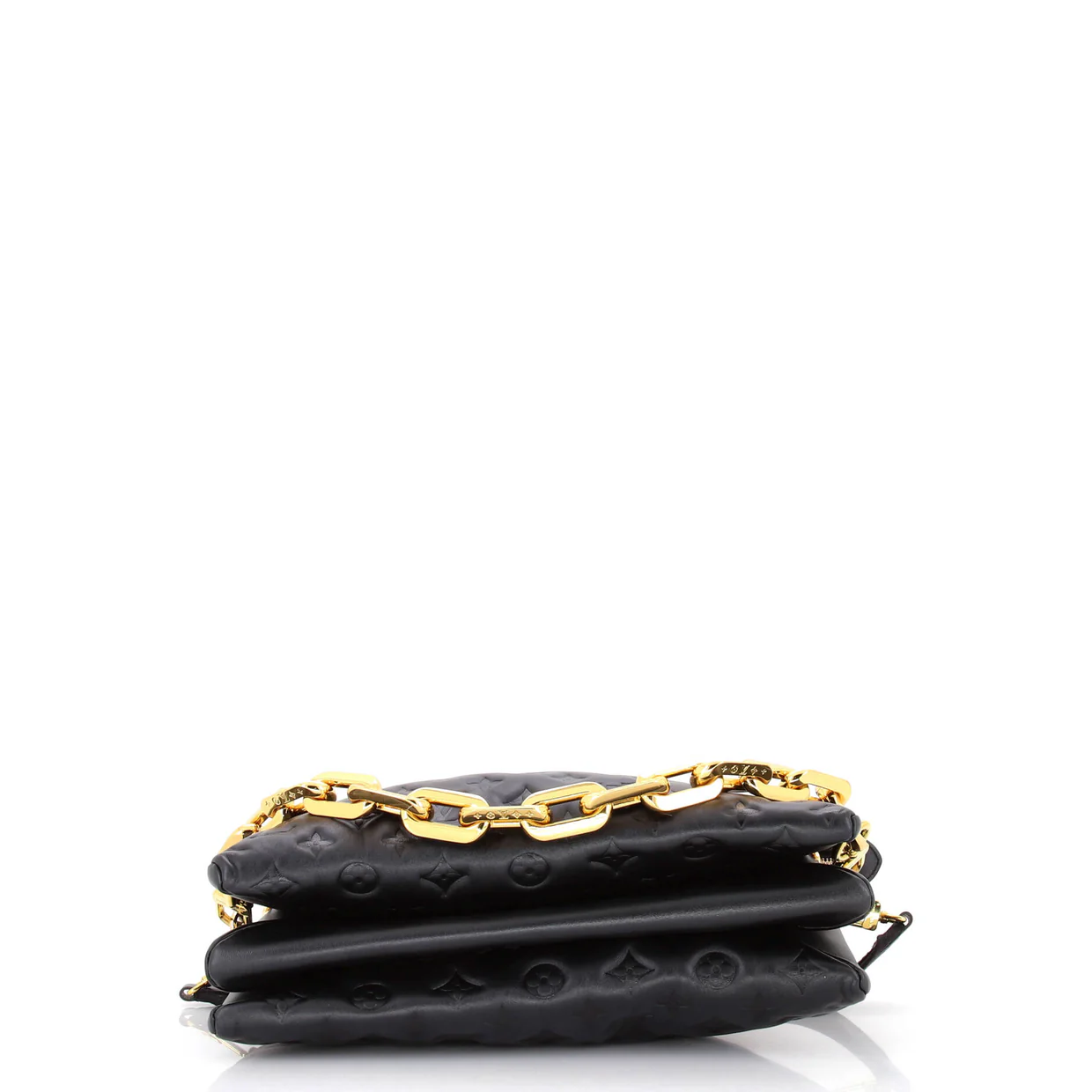 Coussin Bag Monogram Embossed Lambskin MM - Deep Luxury