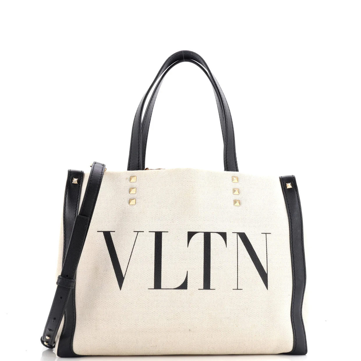 Grande Plage VLTN Tote Canvas Small - Deep Luxury