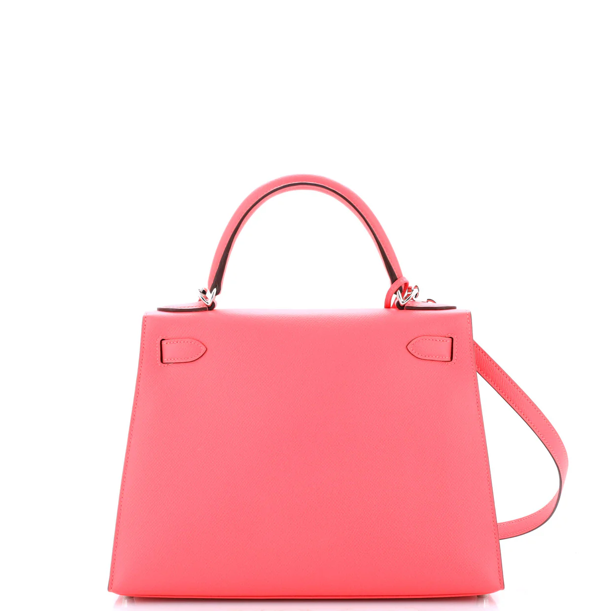 Kelly Handbag Rose Azalée Epsom with Palladium Hardware 28 - Deep Luxury