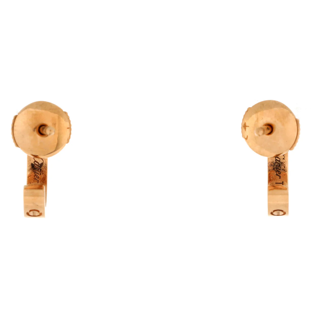 Love Hoop Earrings 18K Rose Gold Small - Deep Luxury