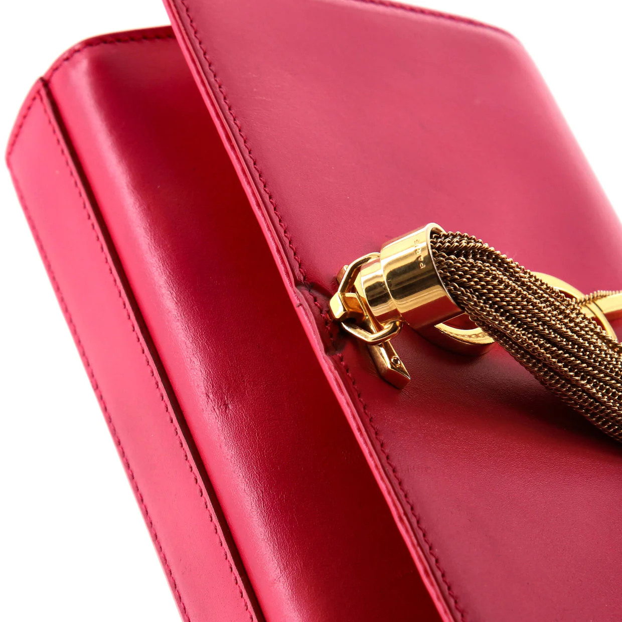 Classic Monogram Tassel Crossbody Bag Leather Small - Deep Luxury